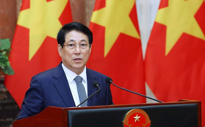 Politburo member and President Luong Cuong. Photo: VNA