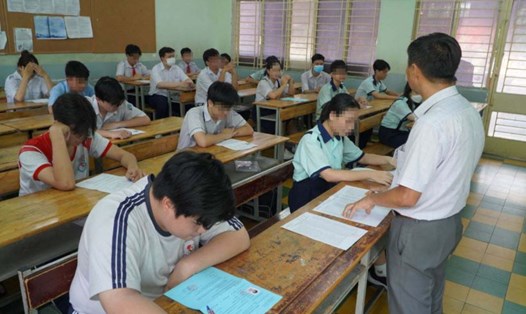 Học sinh TPHCM dự thi vào lớp 10 năm 2024. Ảnh: Chân Phúc