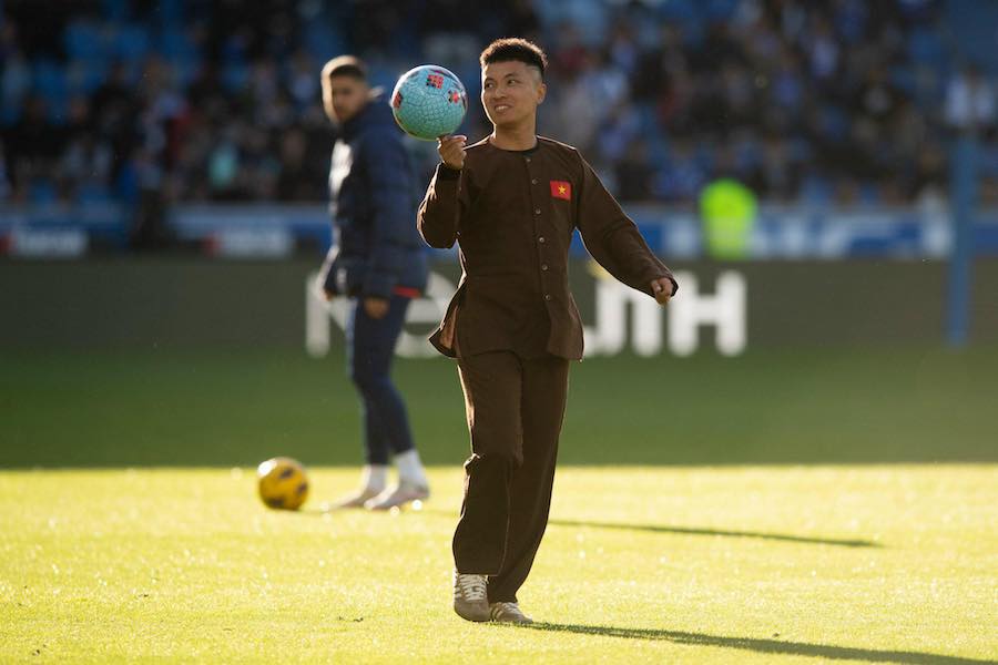 Do Kim Phuc performs in a La Liga match in April 2024
