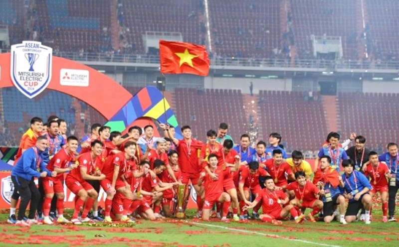 The national men's football team competed successfully at the ASEAN Cup 2024. Photo: Thanh Vu