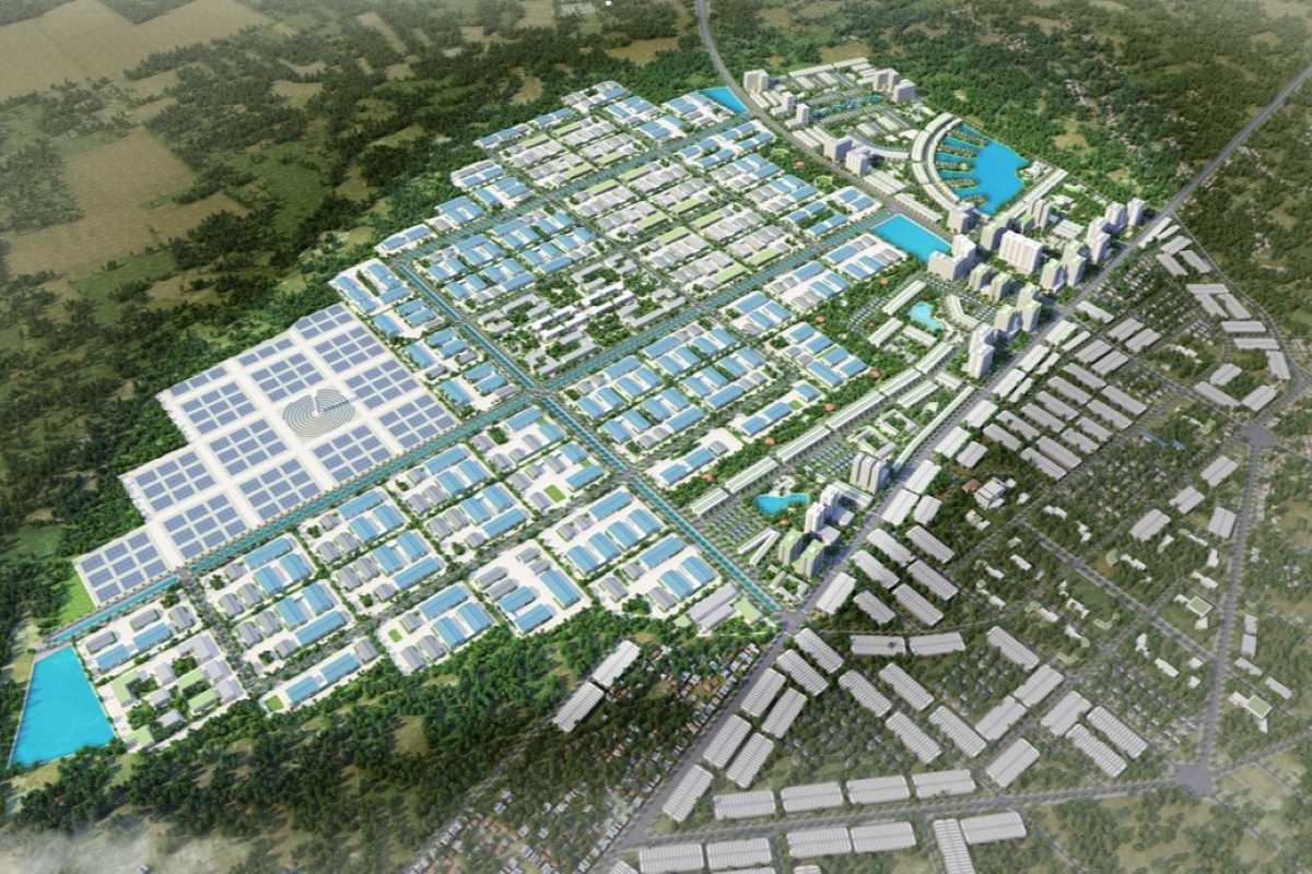 Perspective of HD Industrial Park approved for investment policy. Illustration photo: Industrial Park Management Board