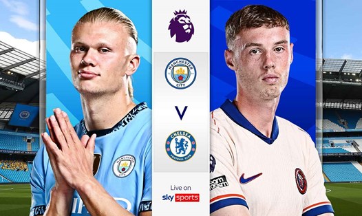Man City và Chelsea đang cạnh tranh vị trí top 4. Ảnh: Sky Sports
