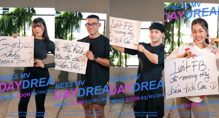 MV with the participation of KOLs in the fitness industry. Photo: Producer.