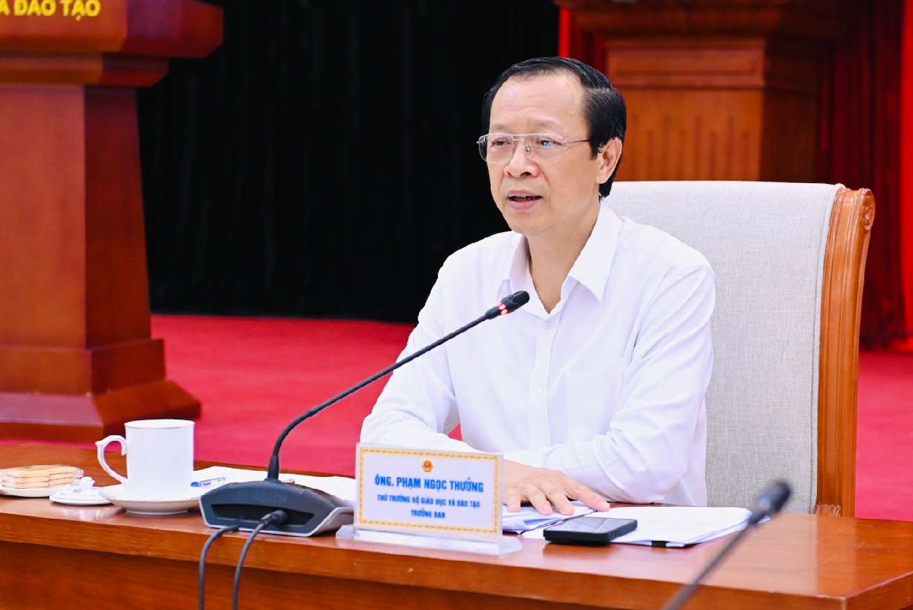 Deputy Minister of Education and Training Pham Ngoc Thuong's term of office is 5 years. Photo: Ministry of Education and Training