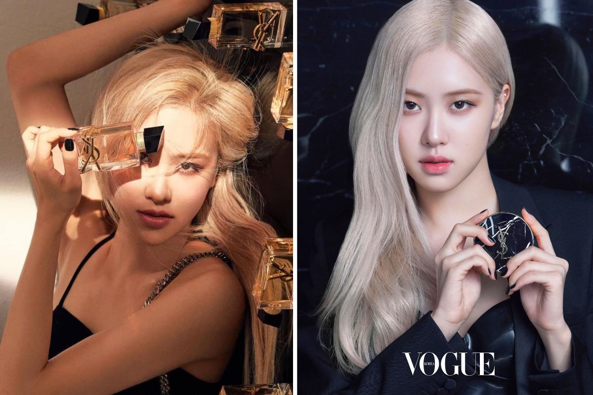 Hinh anh quang cao cua Ro se cho YSL Beauty nam 2021. Anh: Vogue