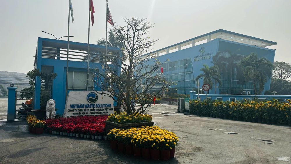 Vietnam Solid Waste Solutions Company Limited (VWS) in the Da Phuoc Solid Waste Treatment Complex. Photo: Anh Tu
