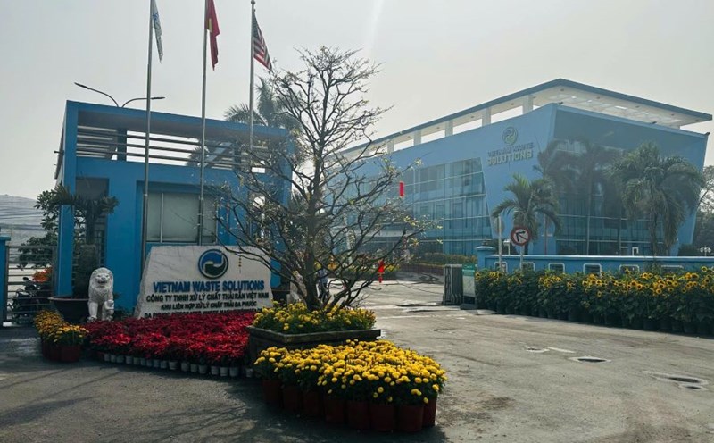 Vietnam Solid Waste Solutions Company Limited (VWS) in the Da Phuoc Solid Waste Treatment Complex. Photo: Anh Tu