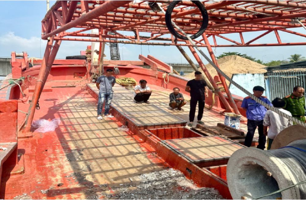 Vụ việc ngư phủ bị sát hại đang được Công an điều tra làm rõ. Ảnh: Công an cung cấp