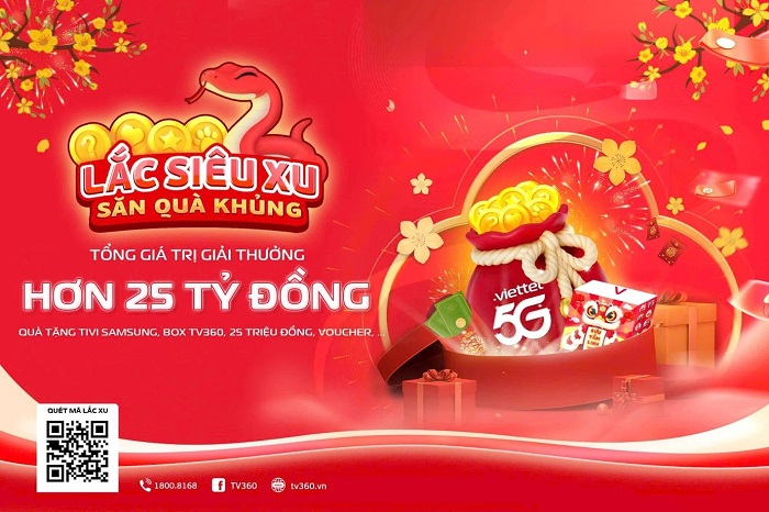 Day thuc su la mon qua dac biet ma Viettel muon tri an khach hang va la co hoi khong the bo lo de don xuan At Ty day may man va thinh vuong. Anh: Viettel