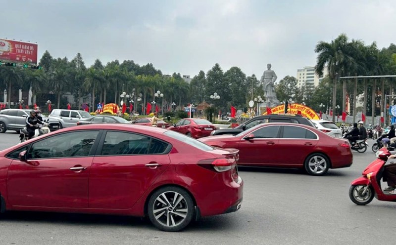Post Office Crossroads - a place where traffic jams often occur. Photo: CATH