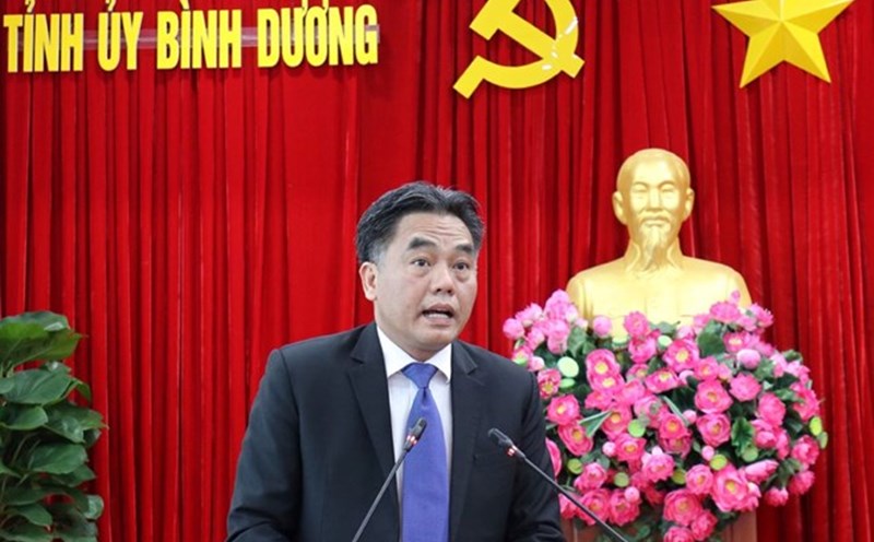 Mr. Nguyen Loc Ha is the Standing Deputy Secretary of Binh Duong Provincial Party Committee. Photo: Phuong Chi