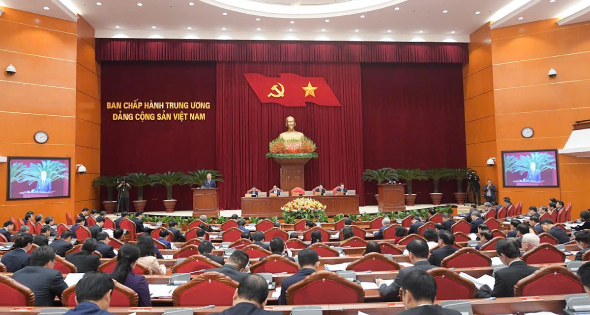 The 13th Party Central Committee Conference took place on January 23-24 in Hanoi. Photo: Nhat Bac