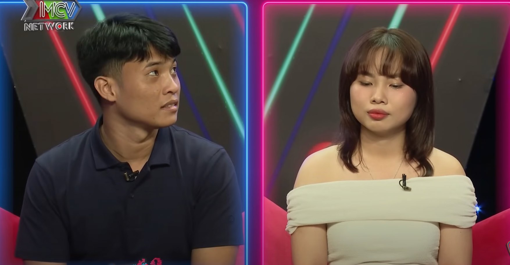 Couple at "You want to date". Photo: Producer