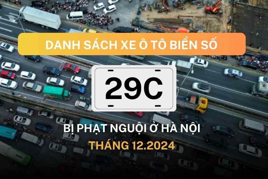 List of fines for December 2024