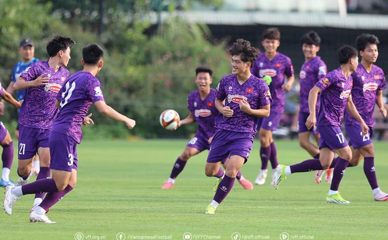 SEA Games 33 men's football only uses U22 players. Photo: VFF