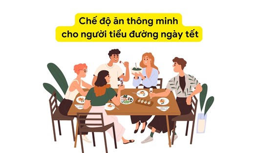 Ngày Tết việc kiểm soát tốt thực phẩm nạp vào cơ thể cần thiết cho người bệnh tiểu đường. Ảnh ghép: HÀ MY