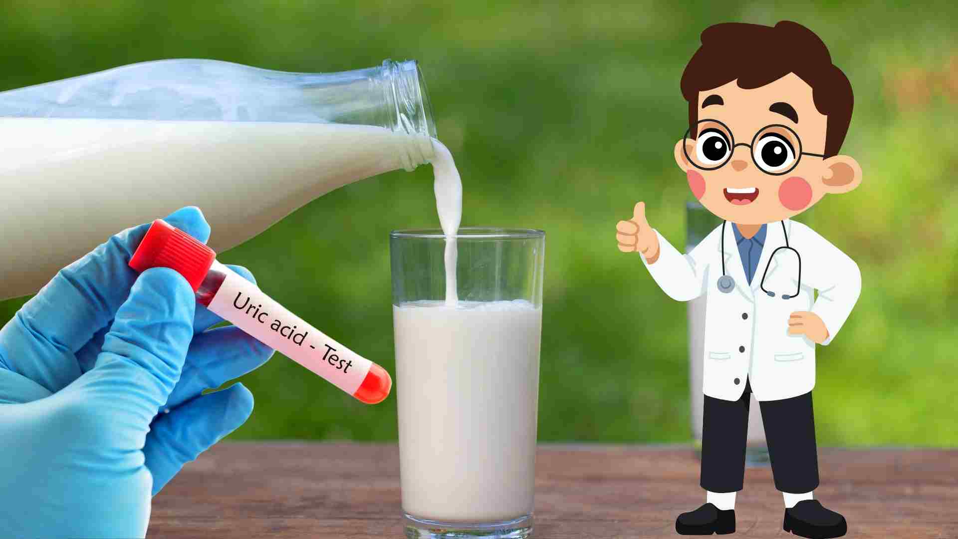 A familiar milk that helps control uric acid effectively.