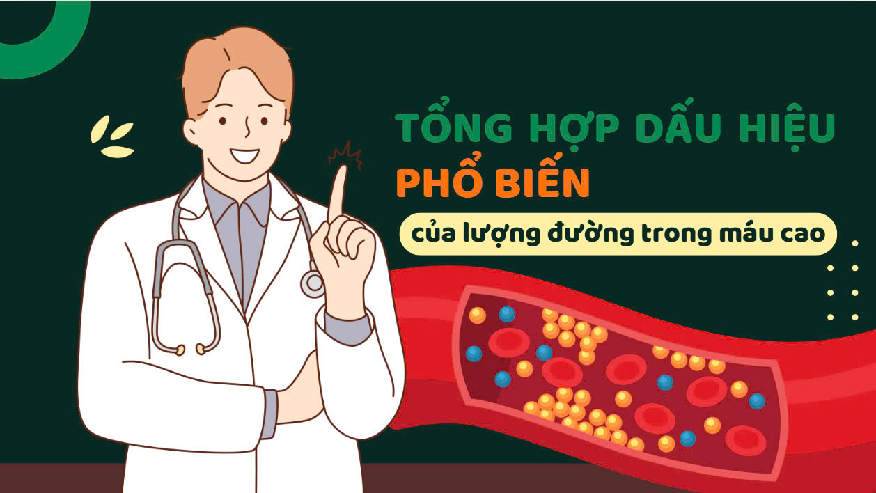 Summary of common signs of high blood sugar