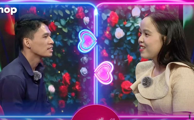 Couple at "You want to date". Photo: Producer.