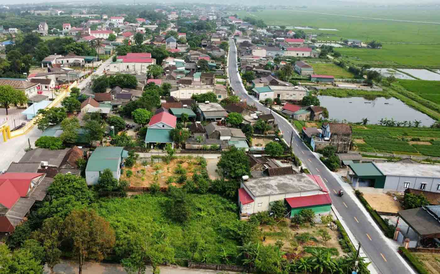 Image of new rural village in Ha Tinh. Photo: Phu Ky.
