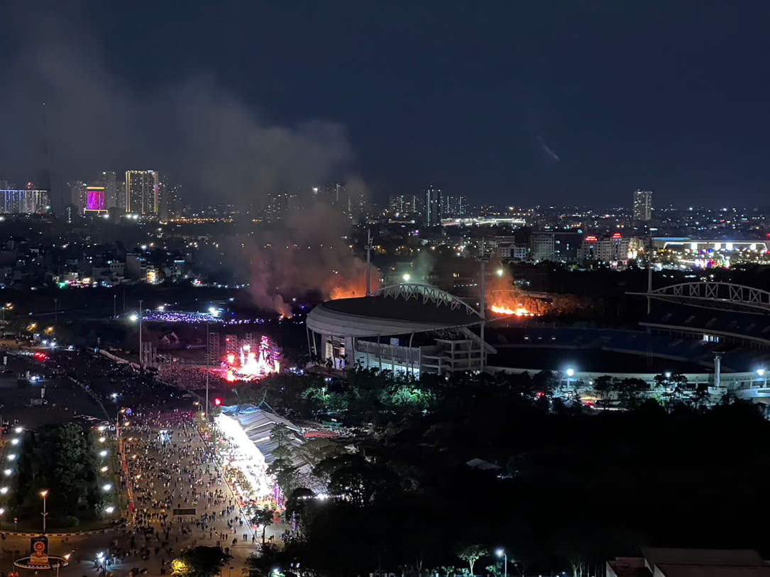 Hanoi pyrotechnic drone had an accident during rehearsal