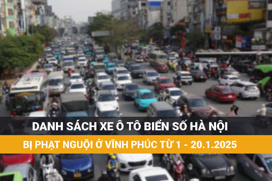 The following Hanoi car owners went to the police to handle the fines
