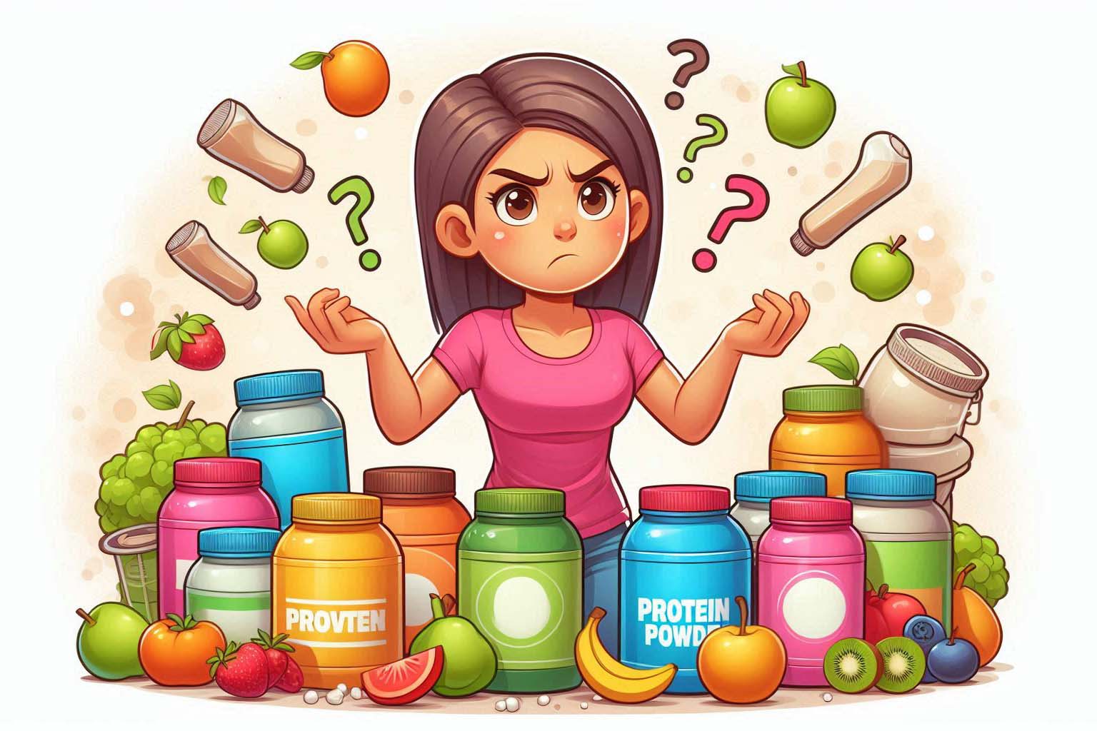 Protein powder is convenient for supplementing protein for the body, but it still has potential side effects. Photo - AI: Ngoc Thuy