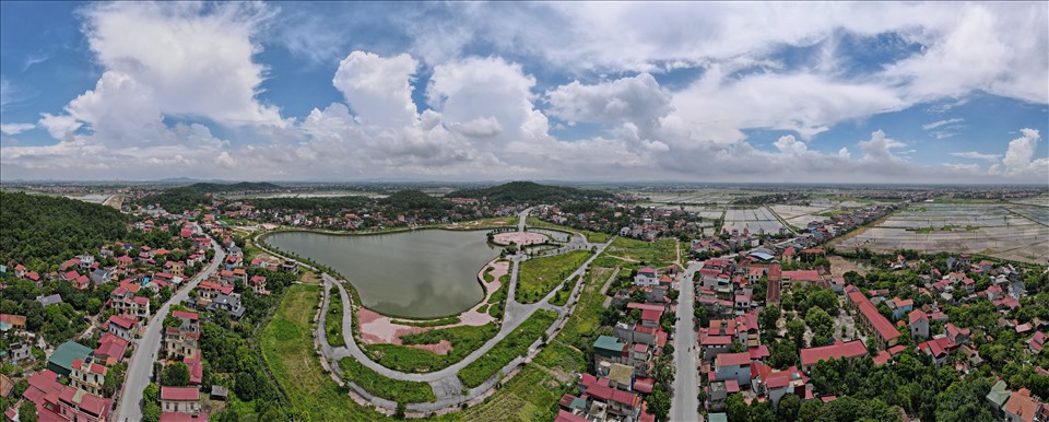 Toàn cảnh dự án khu du lịch Thiên Thai (Gia Bình, Bắc Ninh). Ảnh: Vân Trường