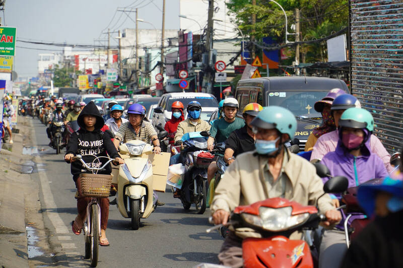 The weather in the South is chilly this morning. Photo: Thanh Vu