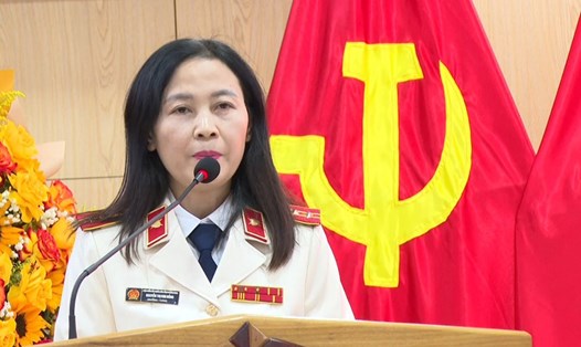 Bà Nguyễn Thị Kim Hồng được điều động, bổ nhiệm làm Phó Viện trưởng VKSND tỉnh Quảng Nam. Ảnh: VKSND tỉnh Quảng Nam