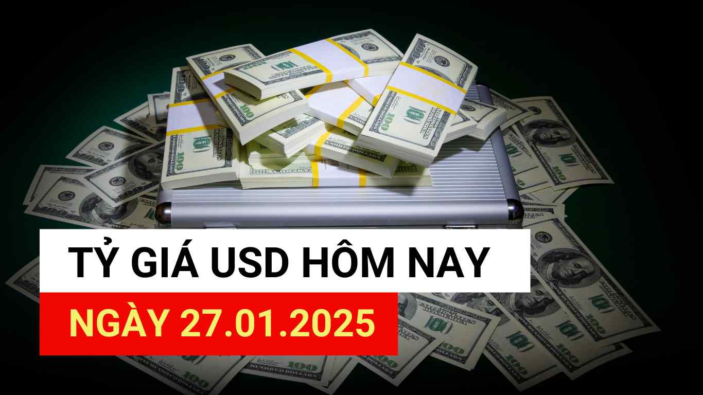 USD exchange rate today 1/27/2025.