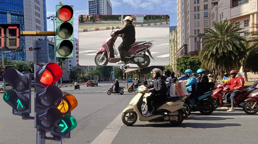 Empty streets, people openly violate traffic laws on the 28th day of Tet