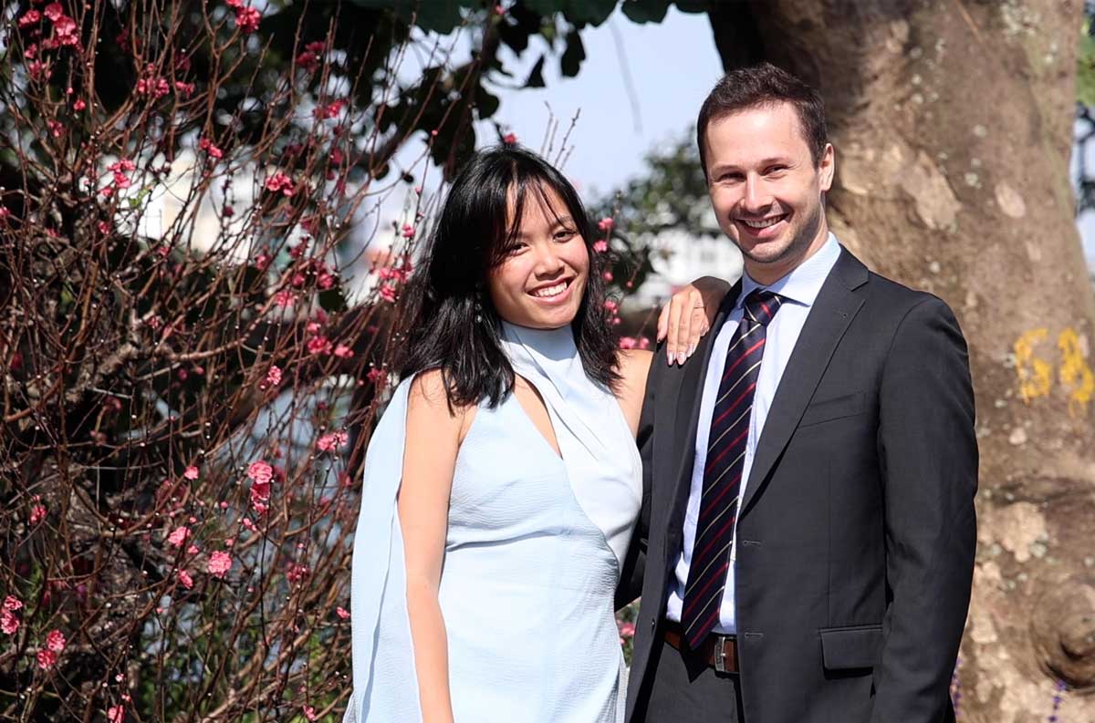 Children from far away from home come back to celebrate Tet in Hanoi