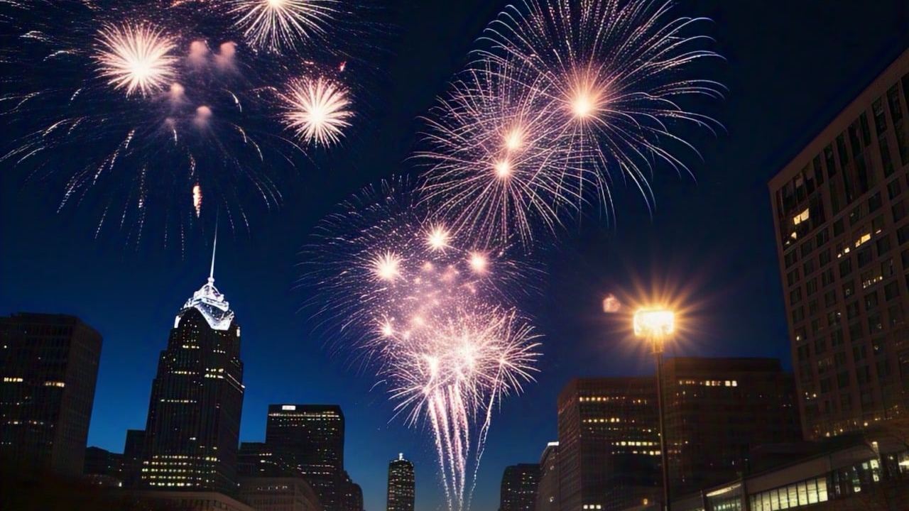 New Year's Eve is the moment of transition from the old year to the new year. Graphics: Huyen Chi