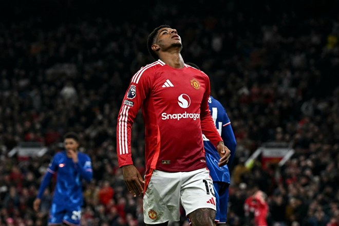 Marcus Rashford dang duoc don se chuyen toi AC Milan hoac Barcelona. Anh: AFP