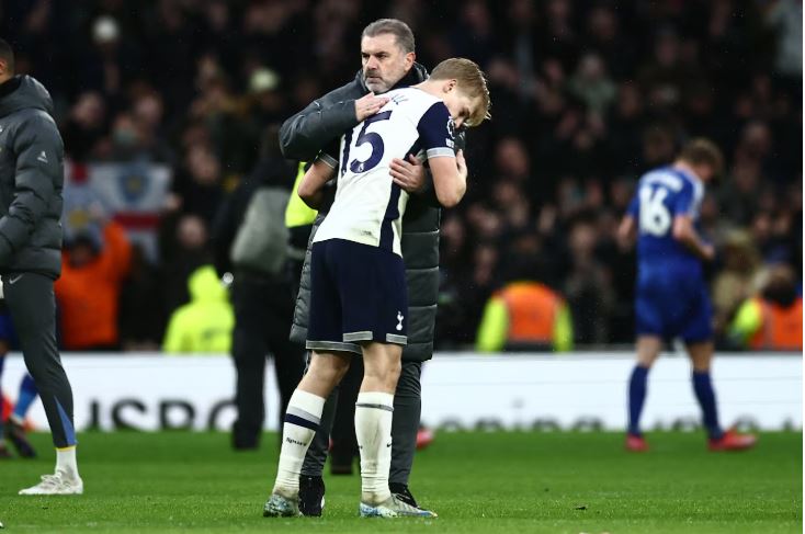 Ange Postecoglou da vo mong tai Tottenham chi sau 1 mua giai. Anh: AFP