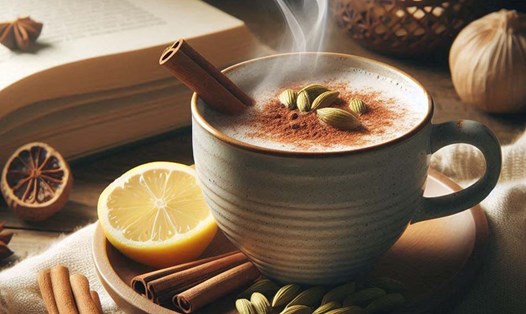 Khi uống nước thảo quả vào mùa đông, bạn cần lưu ý một số điểm để đảm bảo hiệu quả và an toàn cho sức khỏe. Ảnh - AI: Ngọc Thùy