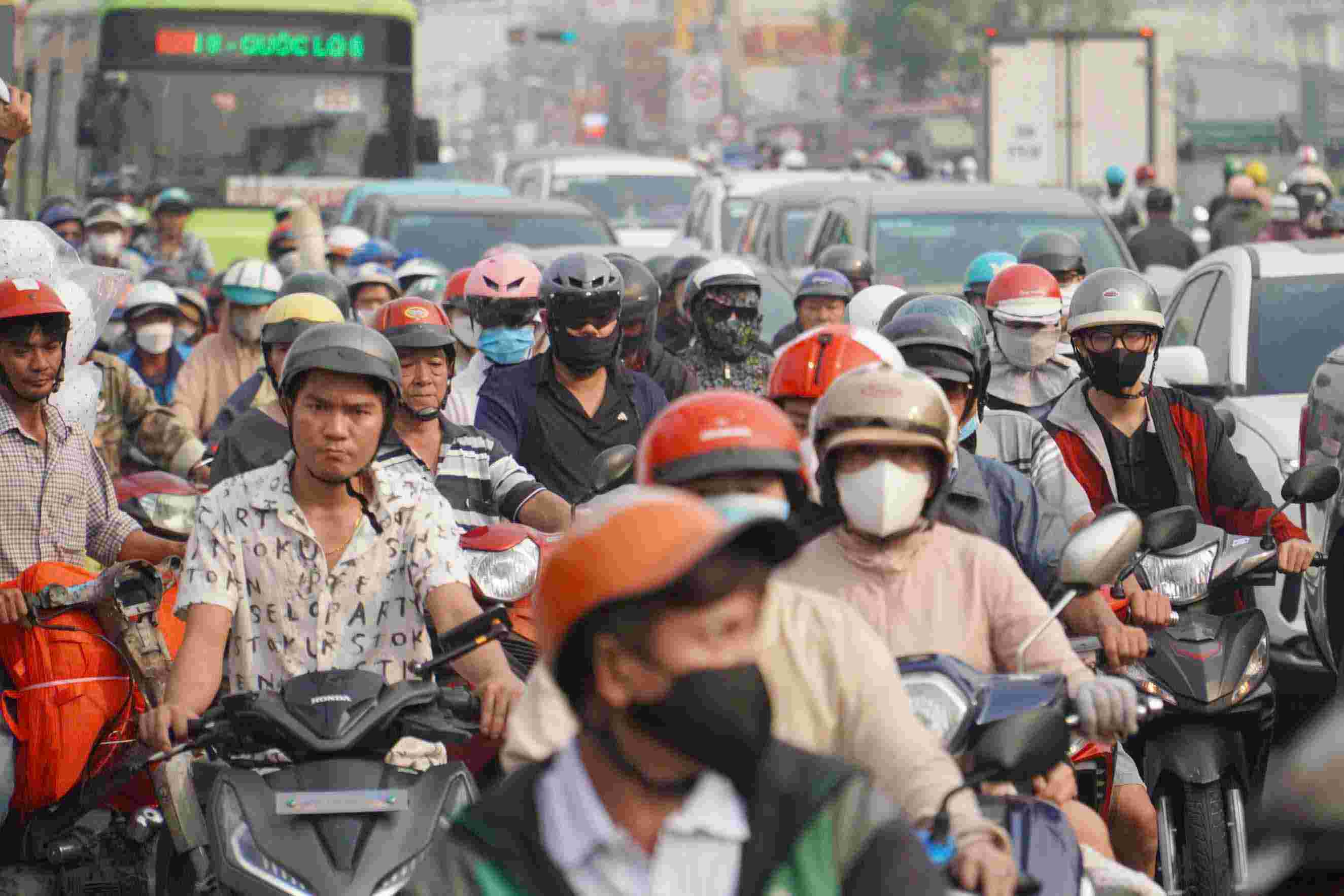 The weather in the South is chilly this morning. Photo: Thanh Vu