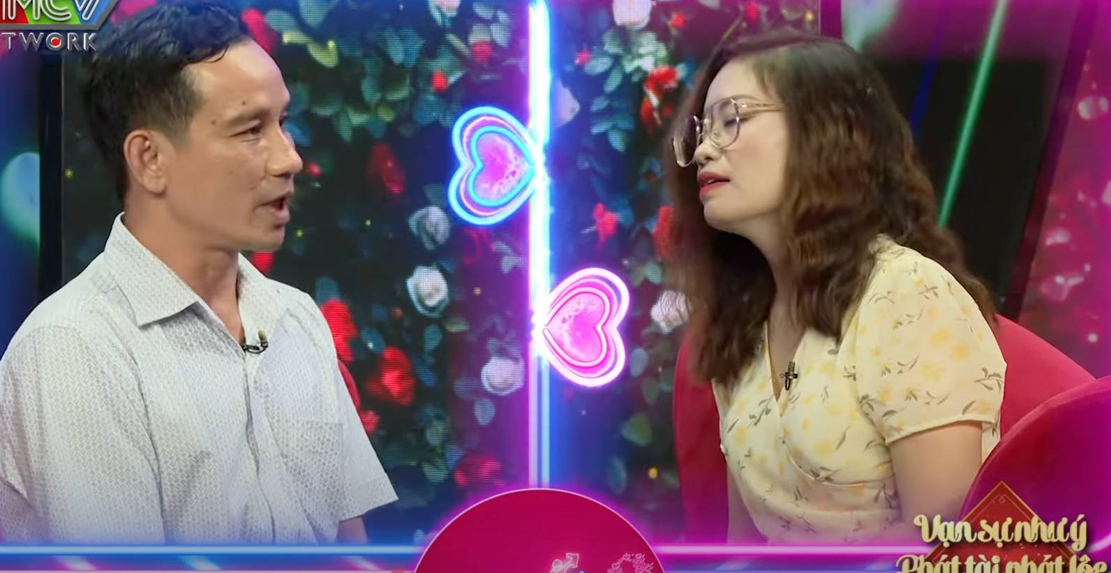 Couple at "You want to date". Photo: Producer.