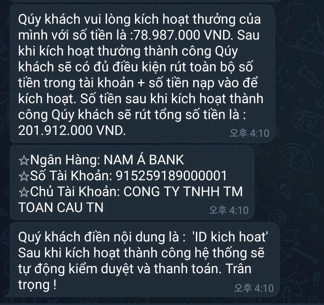 During Tet, people need to be vigilant against scams about winning prizes and receiving prizes from online websites. Photo: Phuong Linh