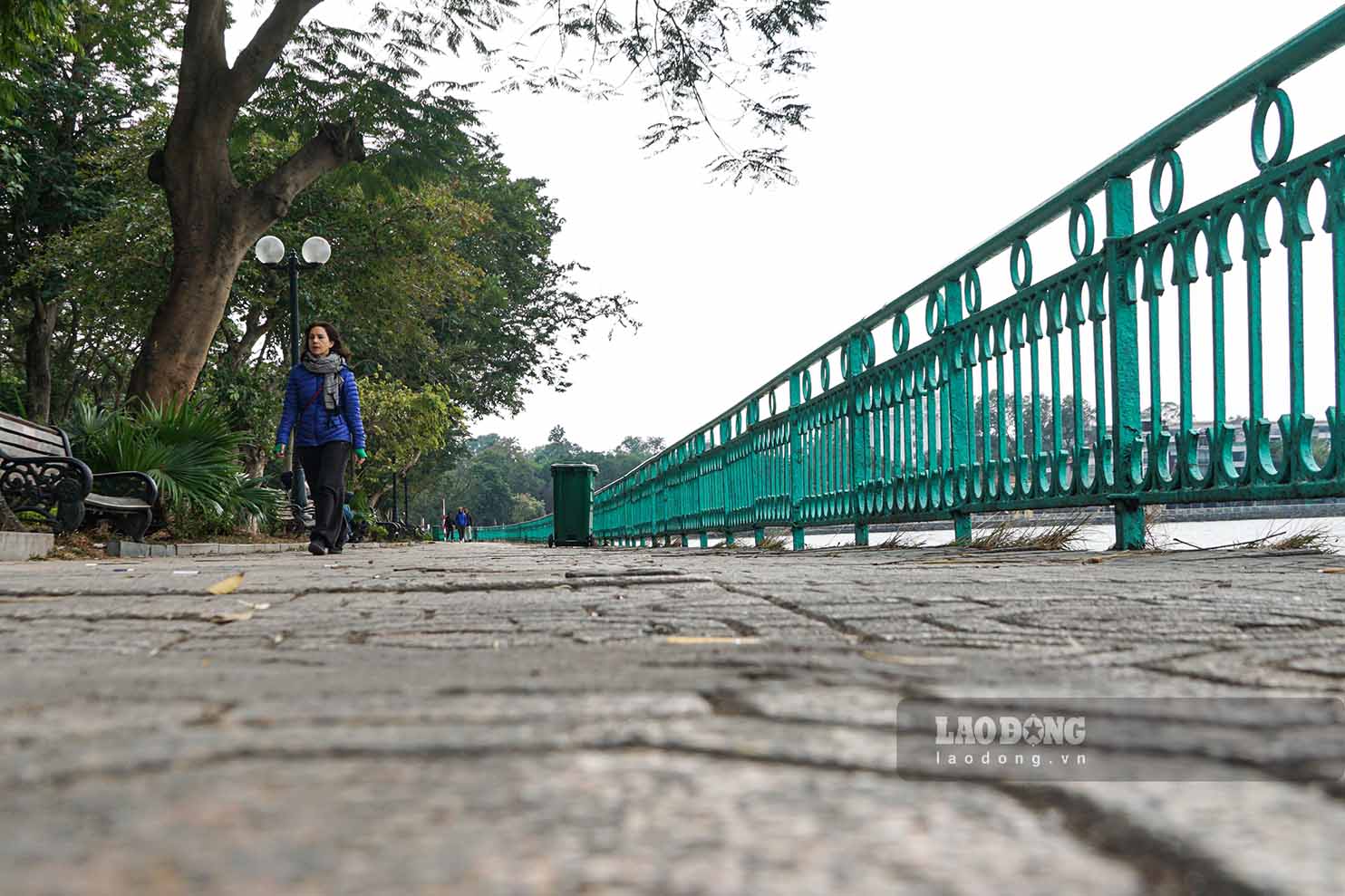 Troi lanh cung gio ret khien nhieu nguoi dan Thu do han che ra duong.