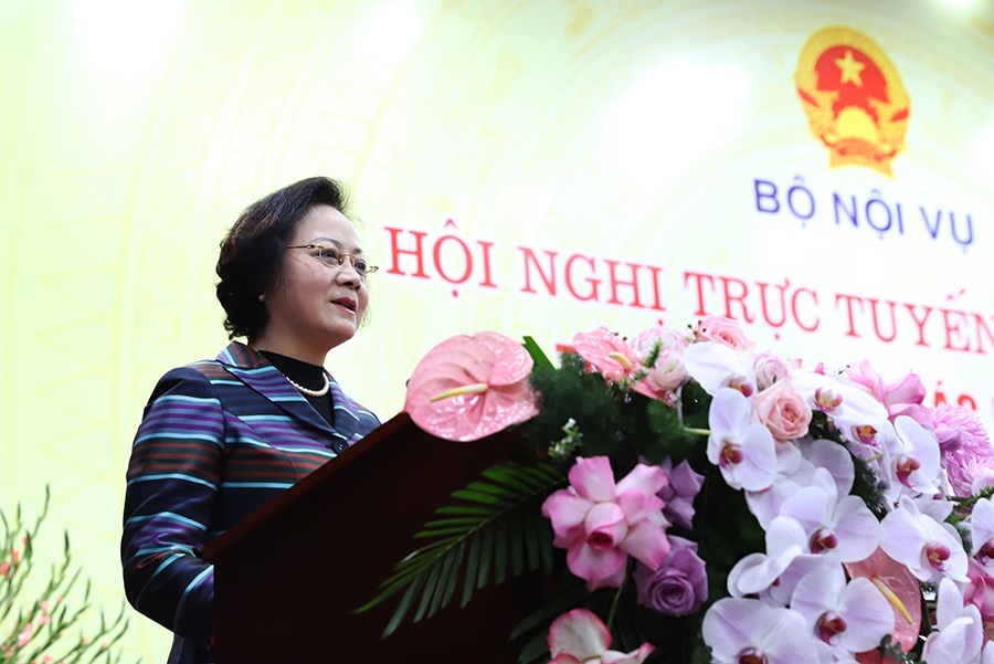 Minister of Home Affairs Pham Thi Thanh Tra. Photo: Ministry of Home Affairs