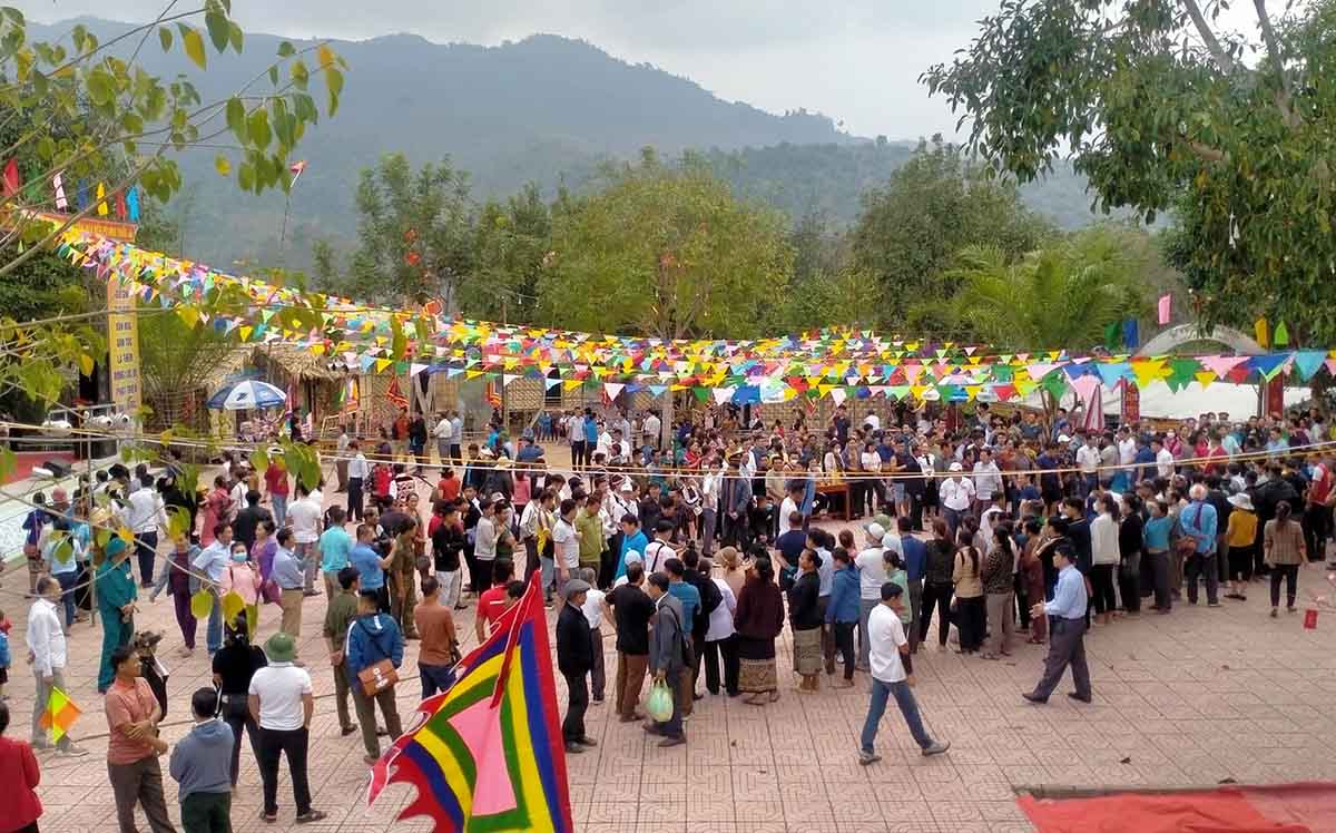 Pu Nha Thau festival in Ky Son district, Nghe An. Photo: Ngoc Anh