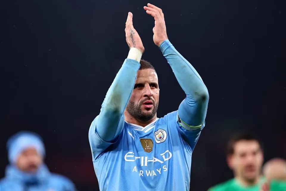 Kyle Walker da co su nghiep hoan hao tai Man City. Anh: AFP