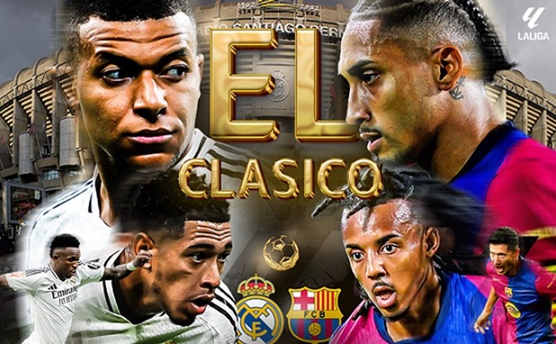 The second El Clasico in La Liga this season may not be held in Spain. Photo: La Liga