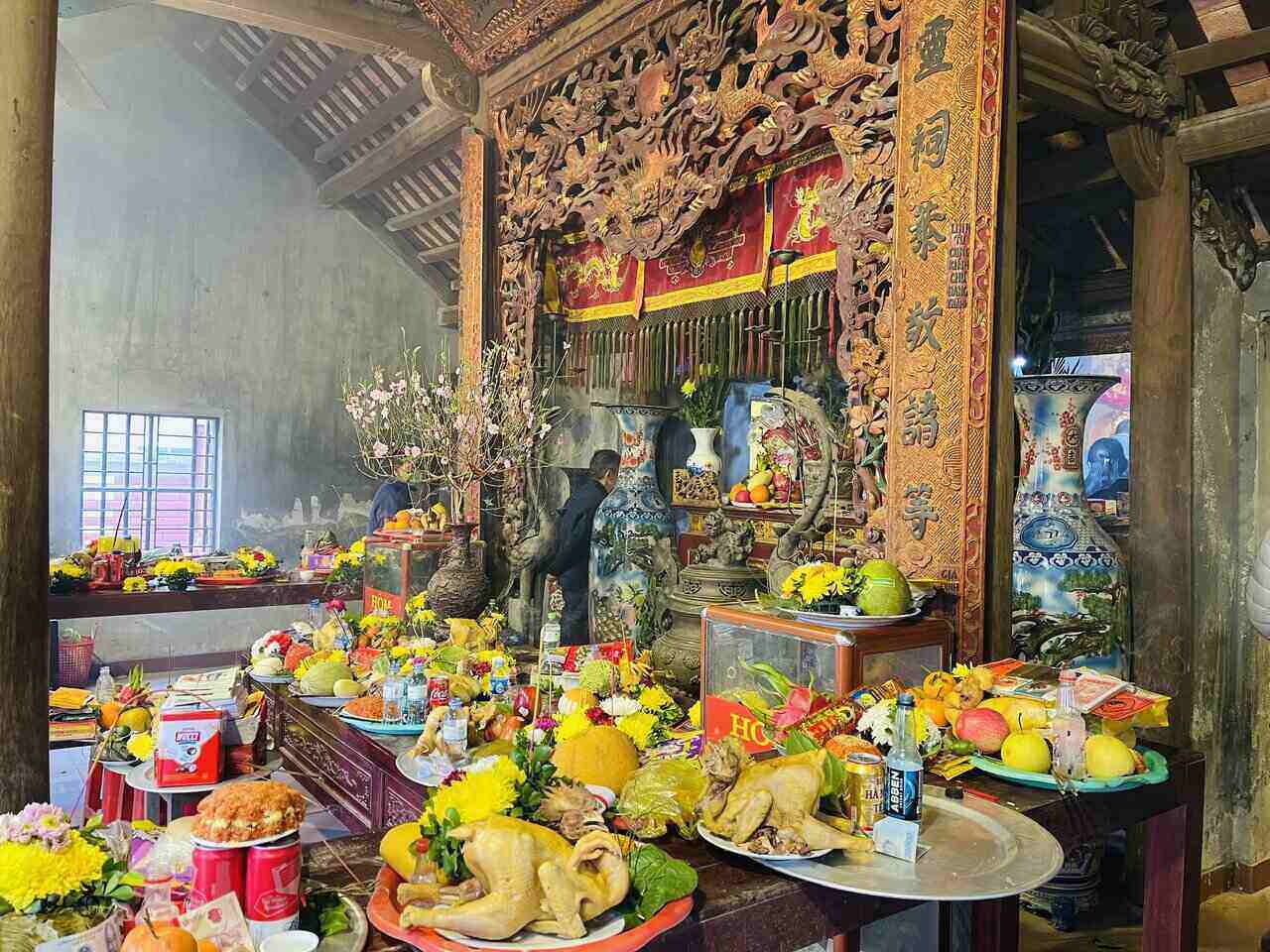Quyt Temple worships Hung Dao Dai Vuong Tran Quoc Tuan. Photo: Mai Huong
