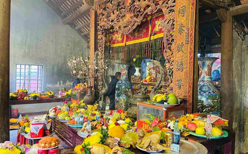 Quyt Temple worships Hung Dao Dai Vuong Tran Quoc Tuan. Photo: Mai Huong