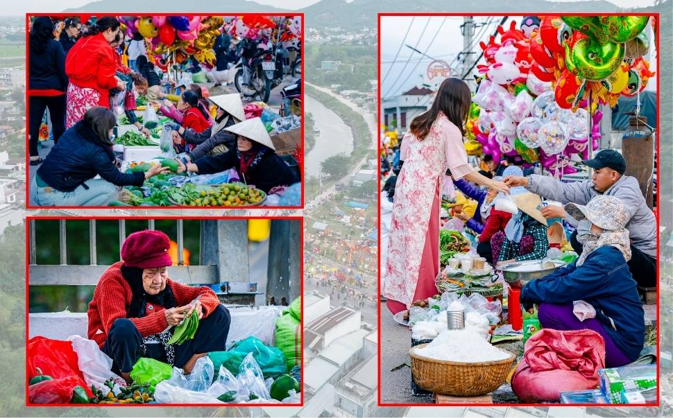 Go Market Festival in Binh Dinh - the market only meets once a year. Photo: Dung Nhan