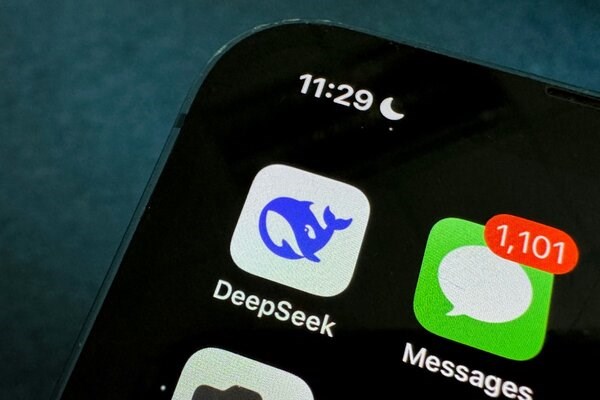 China's DeepSeek AI application. Photo: AFP