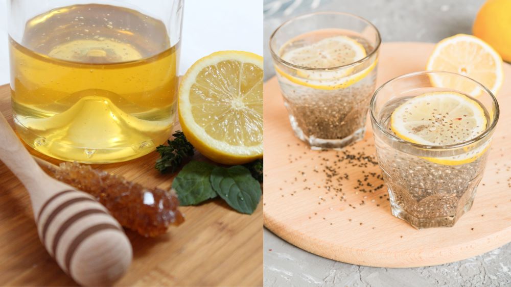 Emergency food and drink for hypoglycemia. Graphics: Bich Ngoc